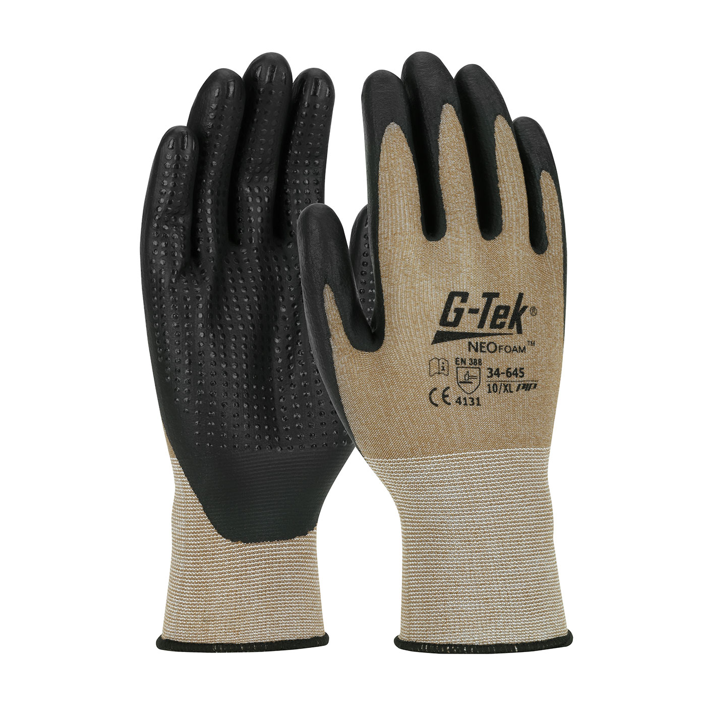 G-Tek® NeoFoam® Seamless Knit Nylon Glove with NeoFoam® Coated Palm & Fingers - Micro Dotted Grip