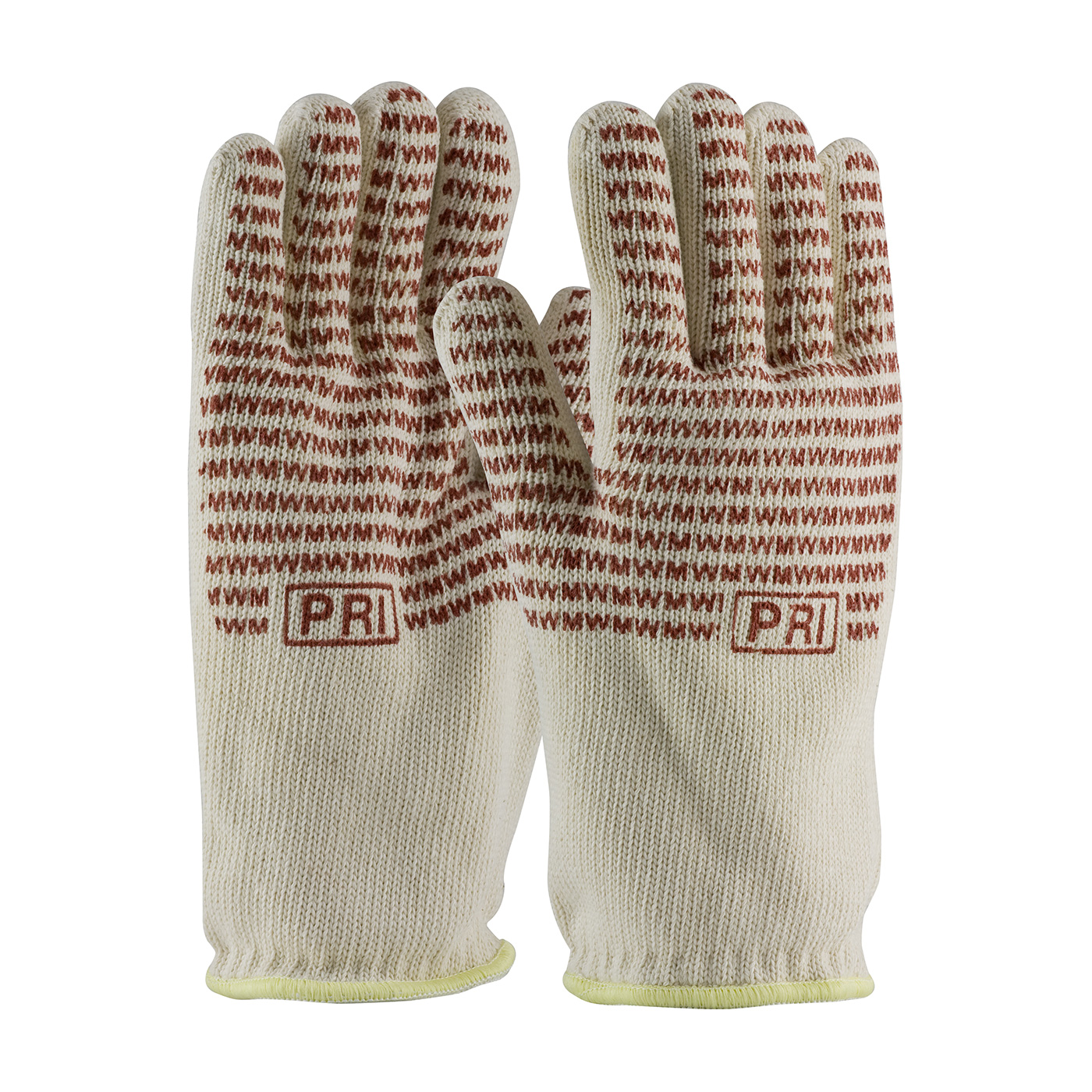 PIP® Double-Layered Cotton Seamless Knit Hot Mill Glove with Double-Sided EverGrip™ Nitrile Coating - 32 oz