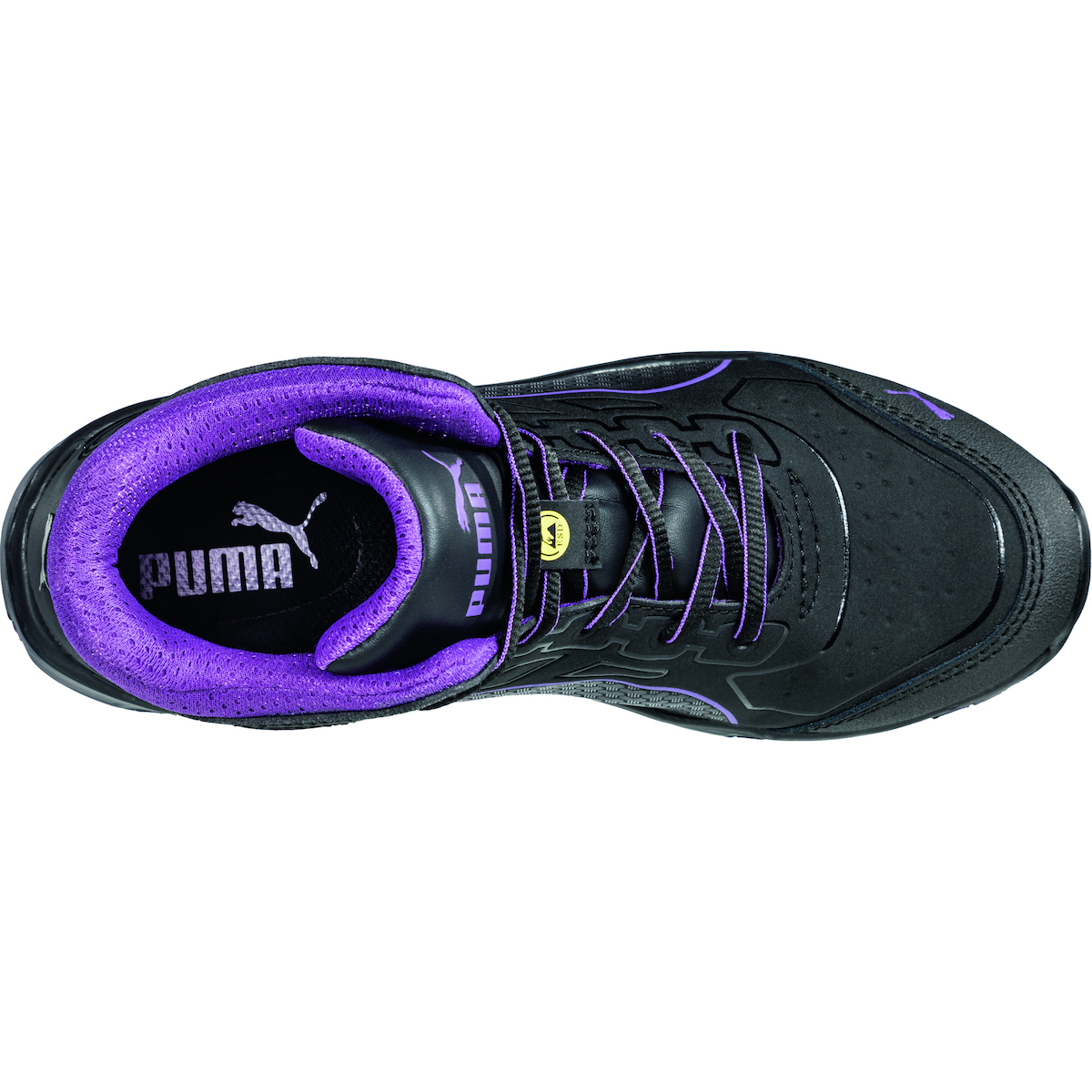 PUMA Safety Stepper 2.0 Womens Blk Prpl MID Composite