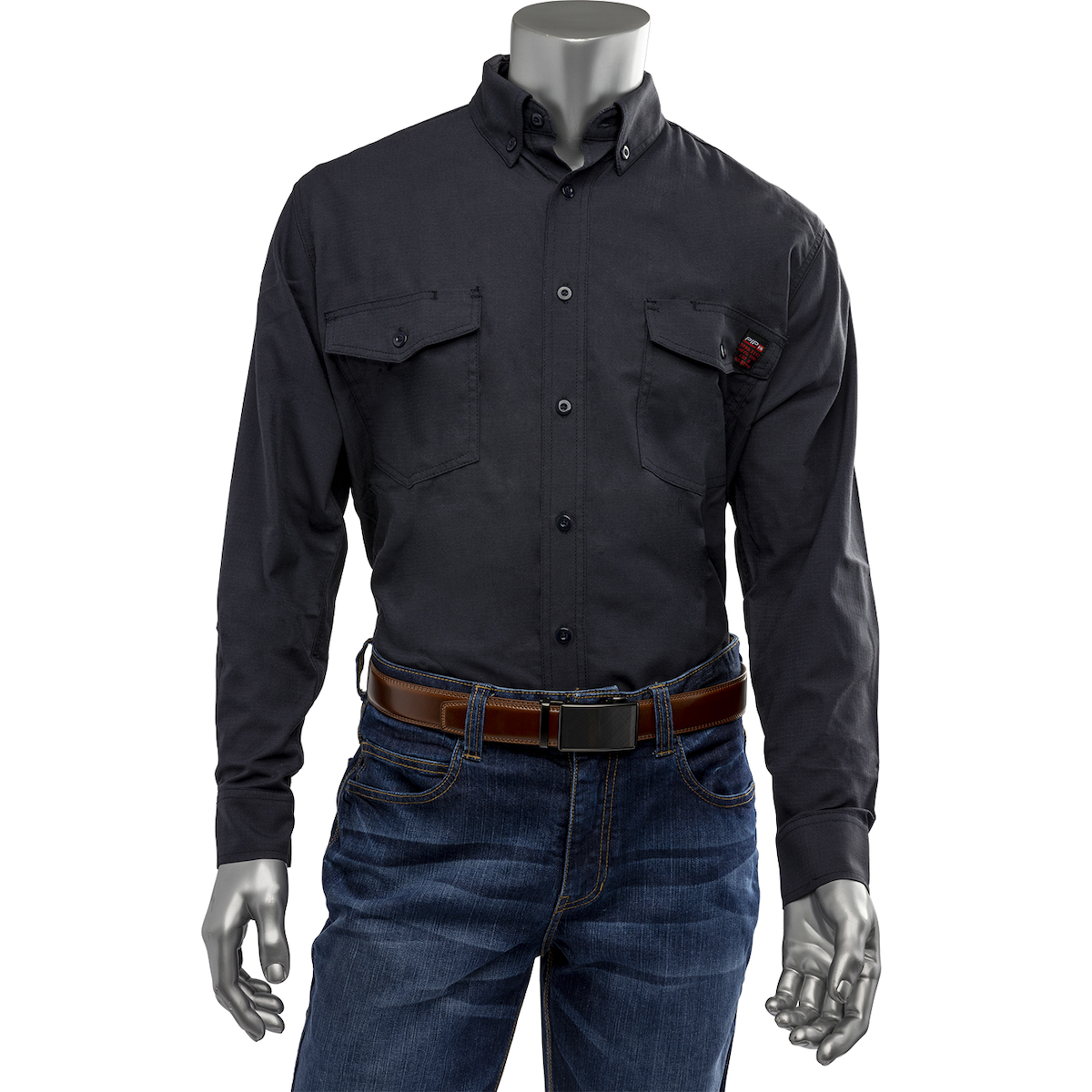 PIP®: AR/FR Dual Certified Ripstop Long Sleeve Workshirt