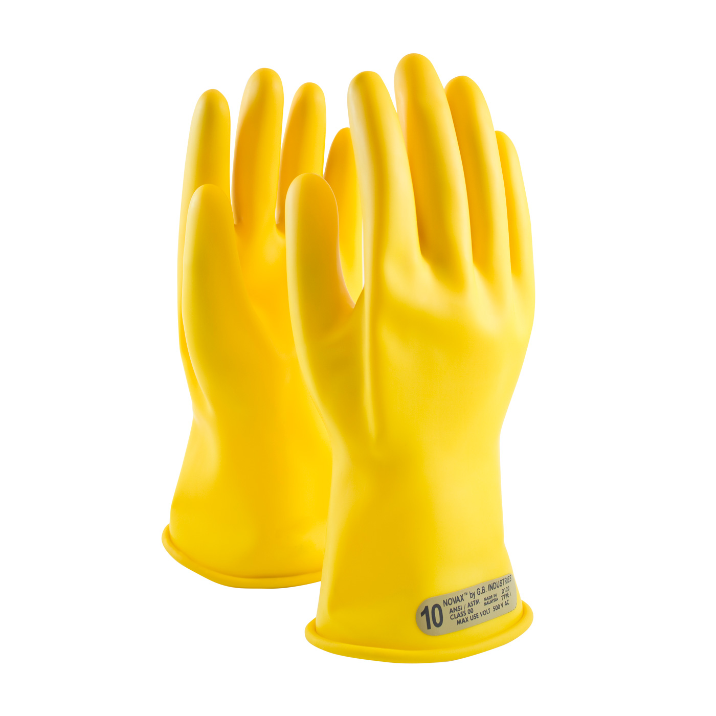 NOVAX® Class 00 Rubber Insulating Glove with Straight Cuff - 11"