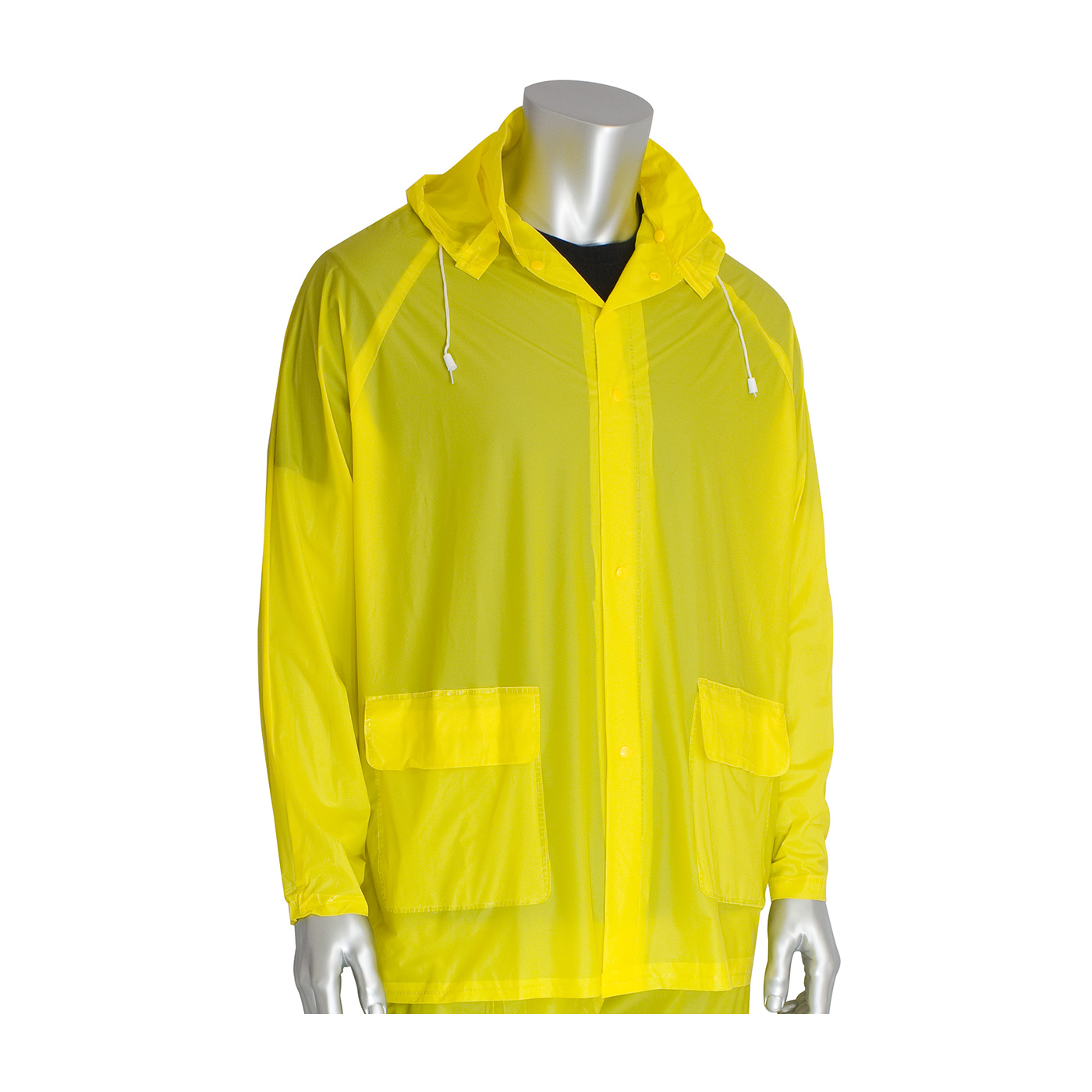 Value Three-Piece Rainsuit - 0.10 mm, Yellow, 5XL