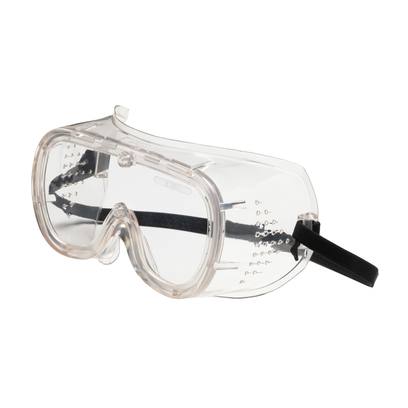 Direct Vent Goggle with Clear Body and Clear Lens, Clear, OS