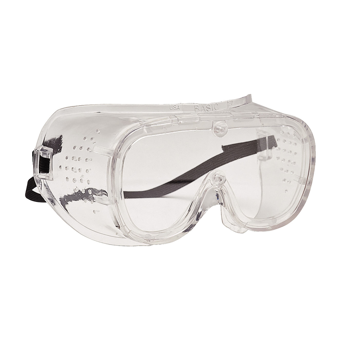 Direct Vent Goggle with Clear Body, Clear Lens and Anti-Scratch / Anti-Fog Coating, Clear, OS