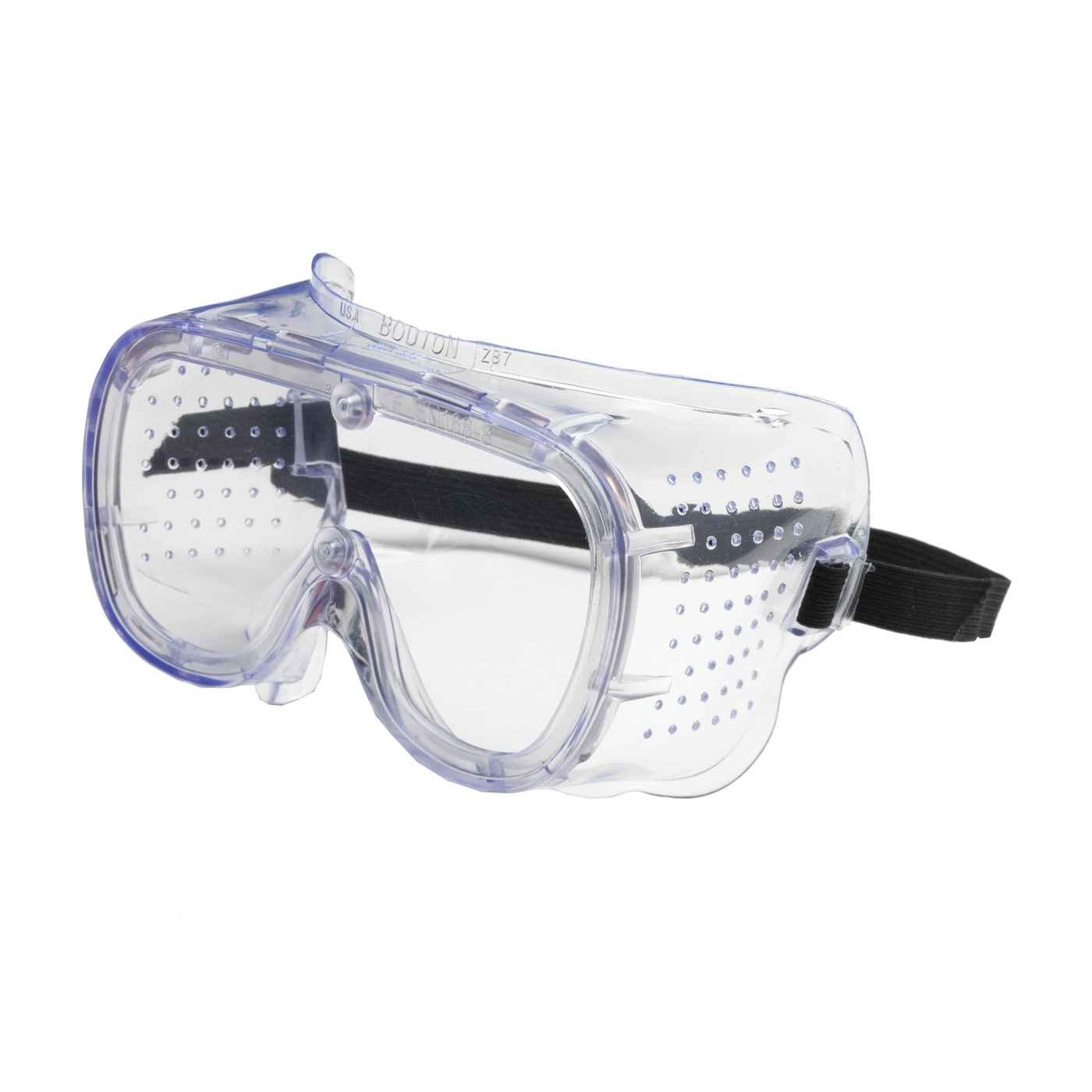 550 Softsides™ Direct Vent Goggle with Clear Blue Body, Clear Lens and Anti-Scratch Coating