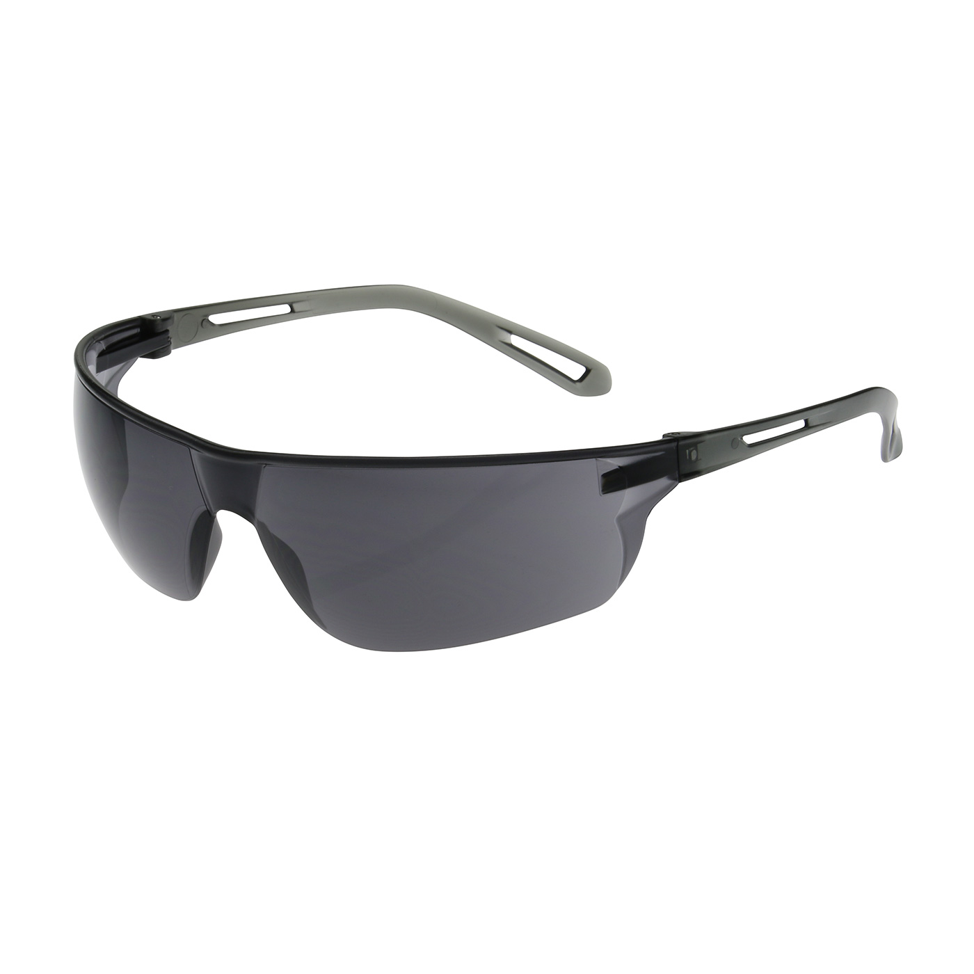 Zenon Z-Lyte™ Rimless Safety Glasses with Gray Temple, Gray Lens and Anti-Scratch Coating