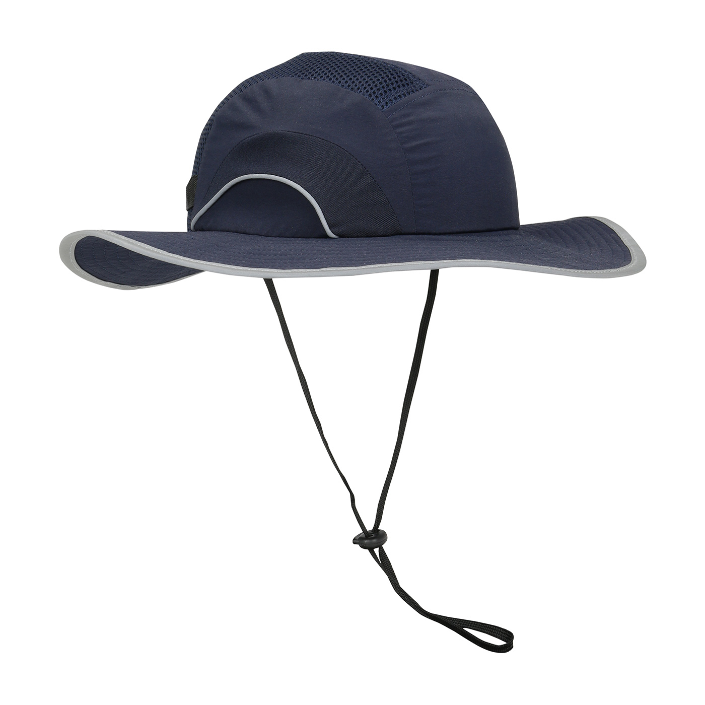 Ranger Style Bump Cap with HDPE Protective Liner, Adjustable Back and Chin Strap, Navy, OS