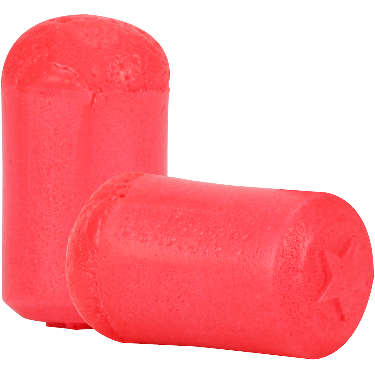 Disposable Soft Polyurethane Foam Ear Plugs - NRR 30, Red, OS