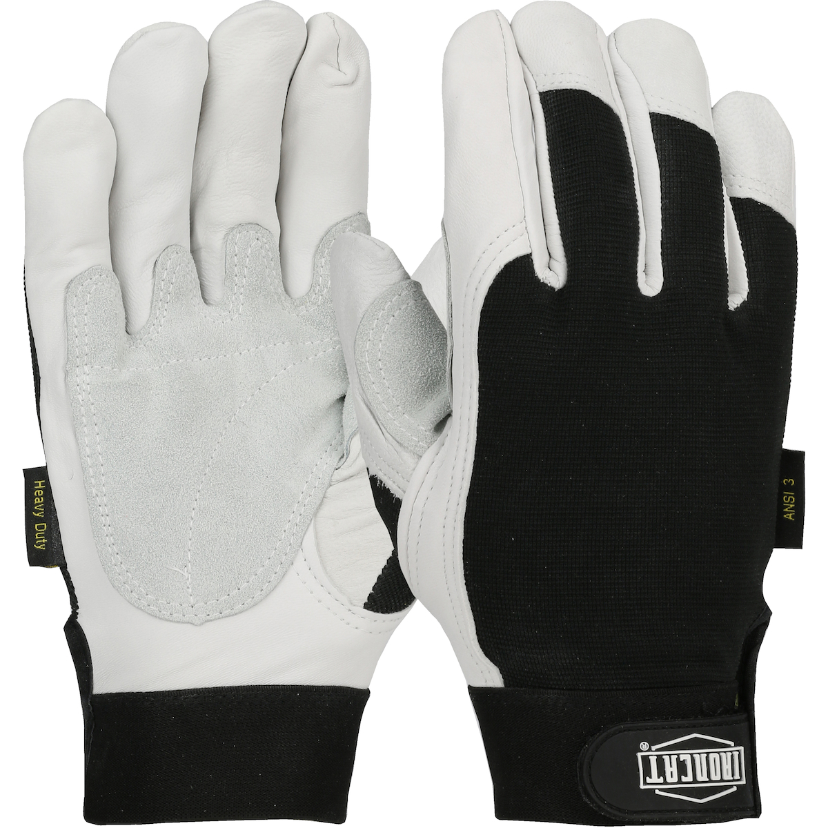 Ironcat® Ironcat® Top Grain Goatskin Leather Palm Glove with Kevlar® Cut Lining and Spandex Back