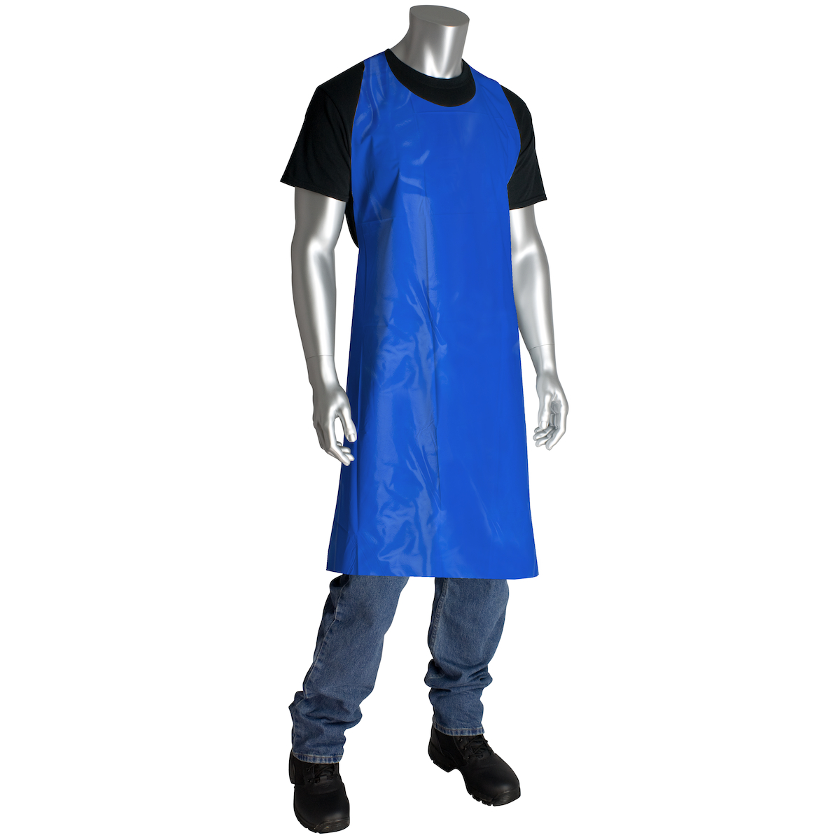 16" PU EVOH, Apron POLYTUFF Permeation, Blue, OS