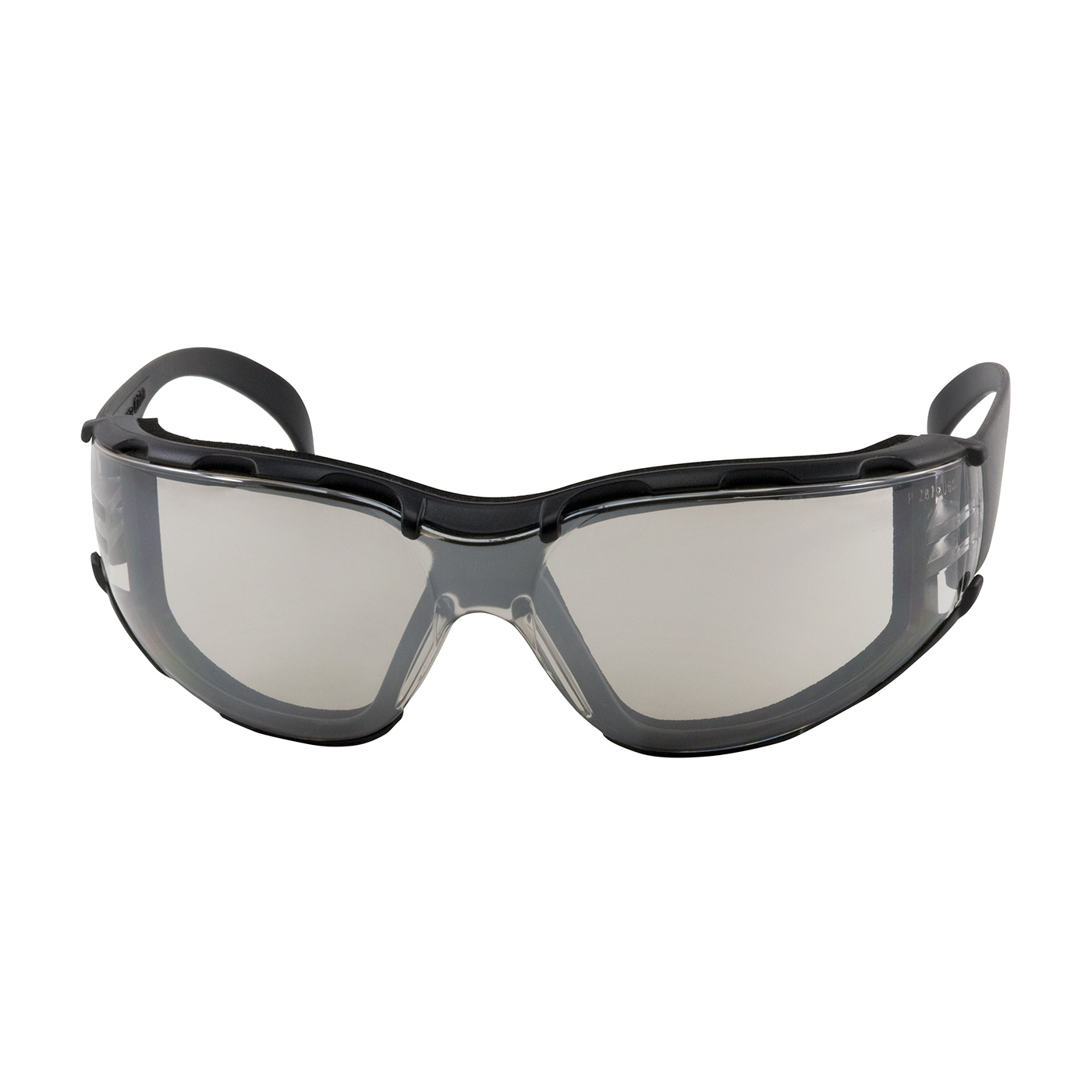 Zenon Z12™ Foam Rimless Safety Glasses with Black Temple, I/O Lens, Foam Padding and Anti-Scratch / Anti-Fog Coating