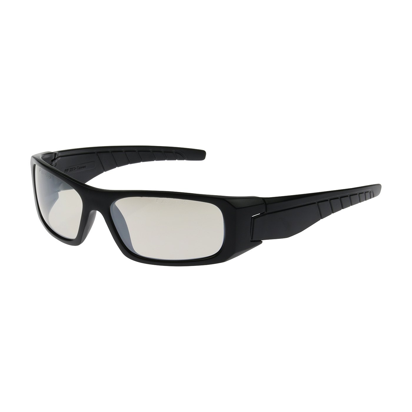 Full Frame Safety Glasses with Black Frame, Indoor/Outdoor Lens and Anti-Scratch / Anti-Fog Coating, Black, OS