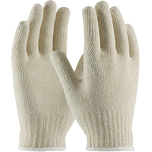 Uncoated Cotton/Polyester Knit Glove