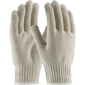 Uncoated Cotton/Polyester Knit Glove