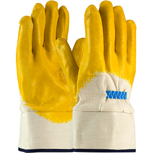 Cotton Fabric Gloves with Latex Coatings